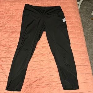PINK ACTIVE IN GREAT CONDITION BLACK WORKING OUT PANTS SIZE XL